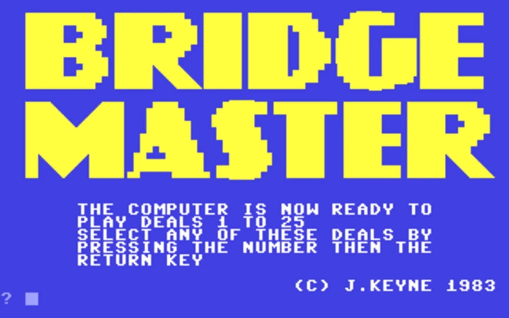 Bridge Master with Terence Reese screenshot 1