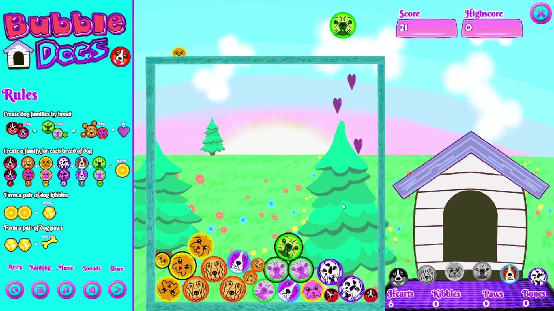 Bubble Dogs screenshot 1