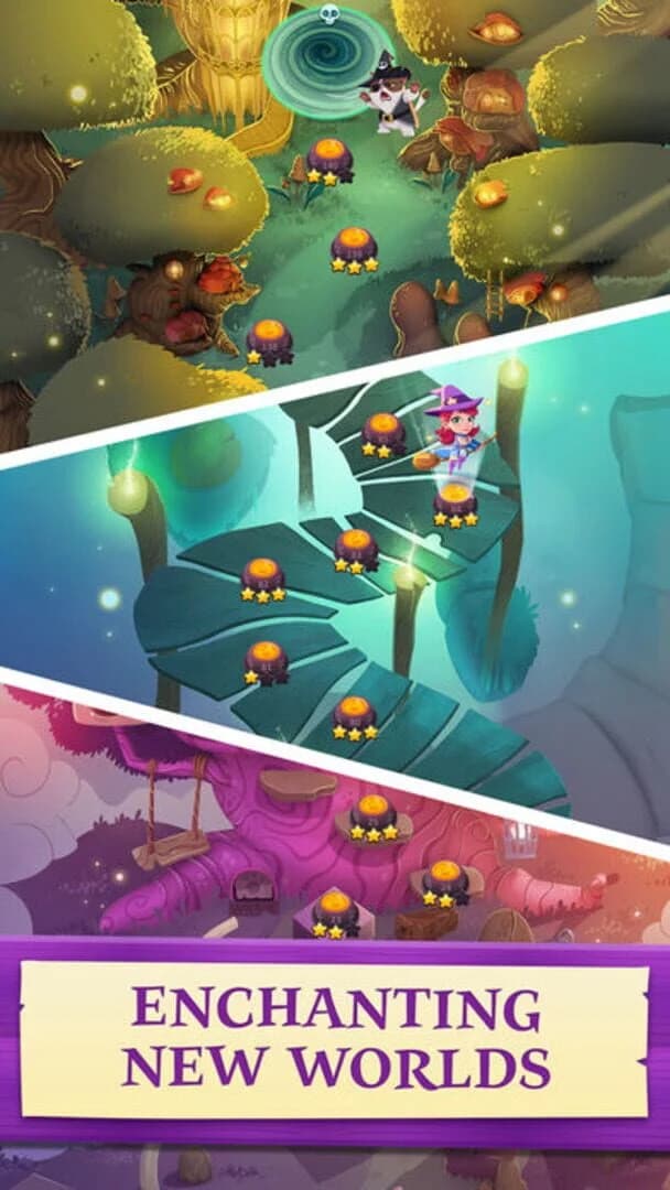 Bubble Witch 3 Saga screenshot 1