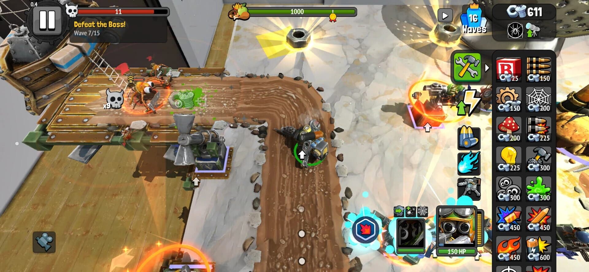 Bug Heroes: Tower Defense screenshot 1
