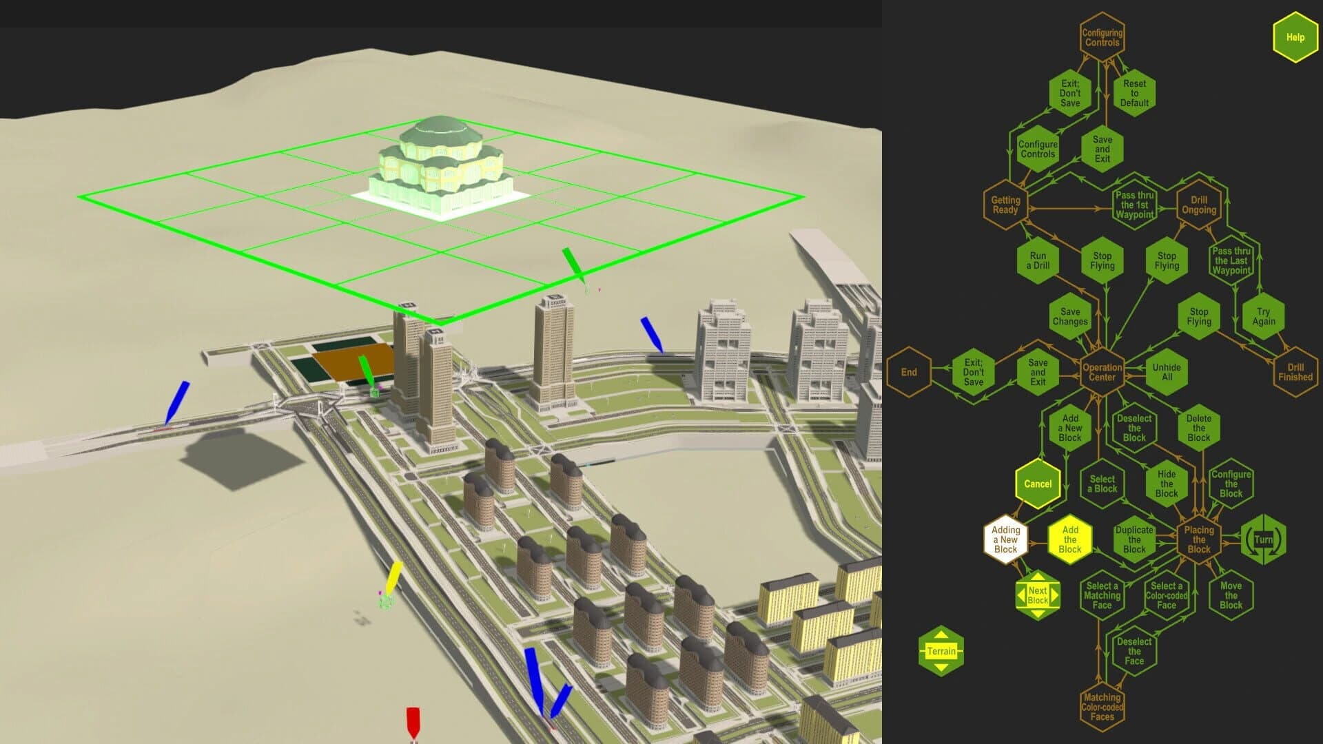 Building Block Cities: Fire Copter Drills screenshot 2