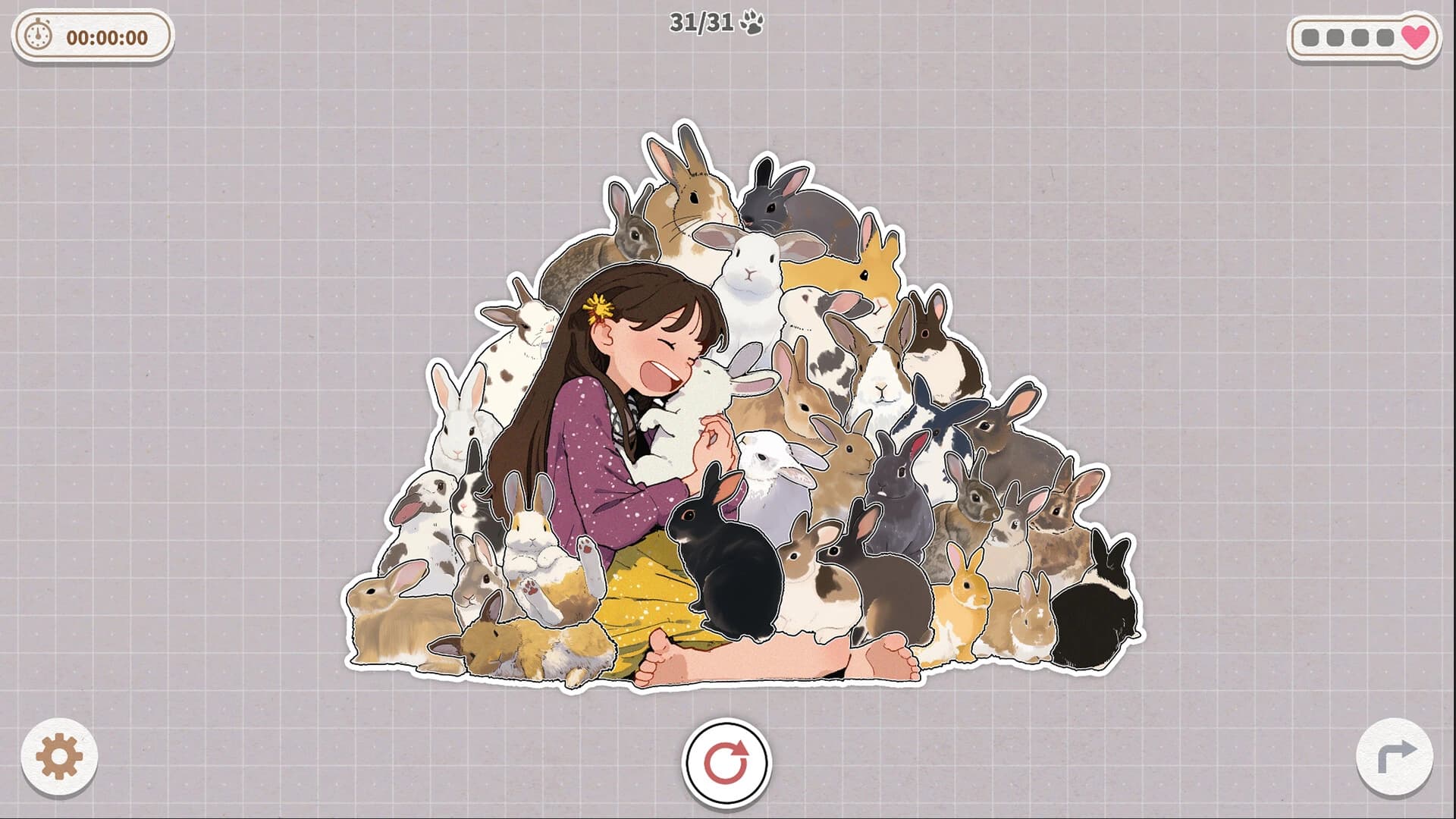 Bunnies Huddled Together screenshot 3