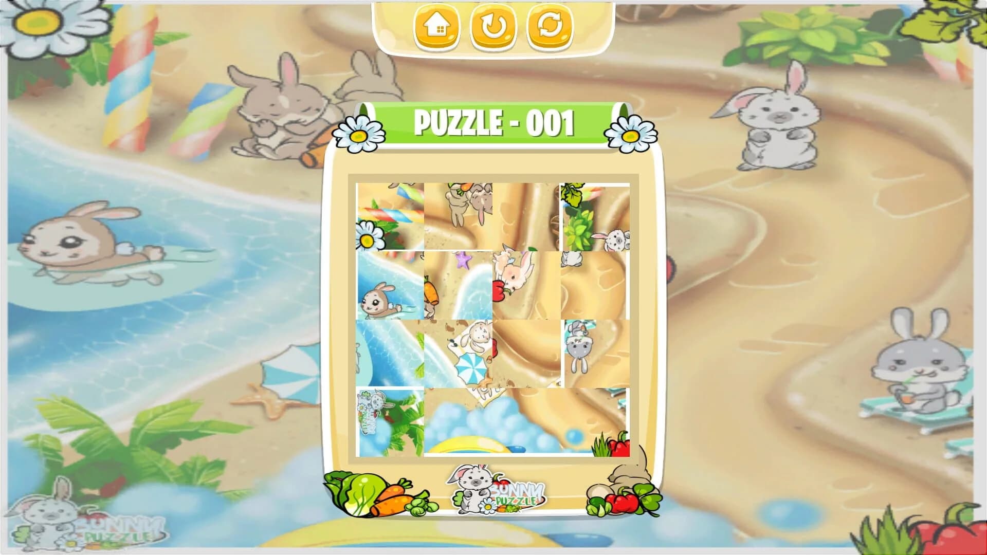 Bunny Puzzle screenshot 1