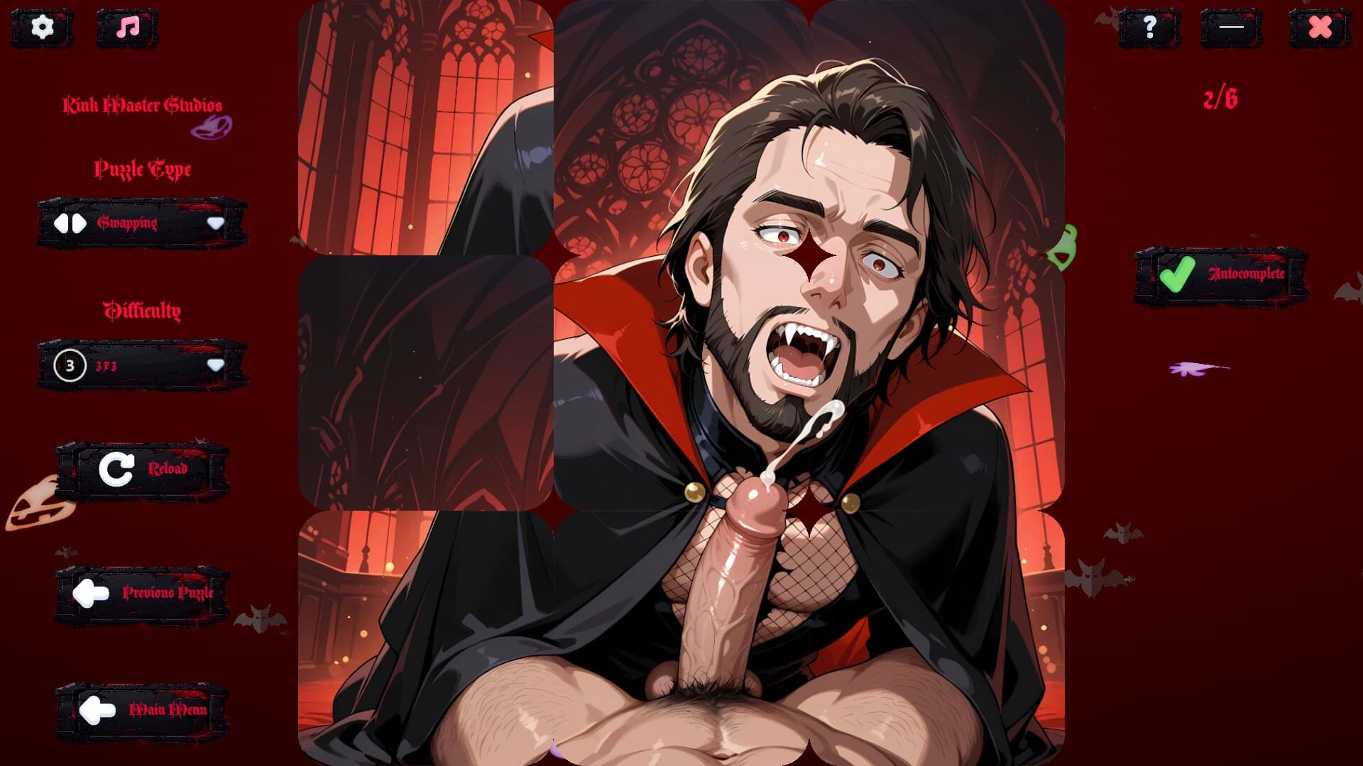 Bussy Master: Count Fuckula's Cum Castle screenshot 1