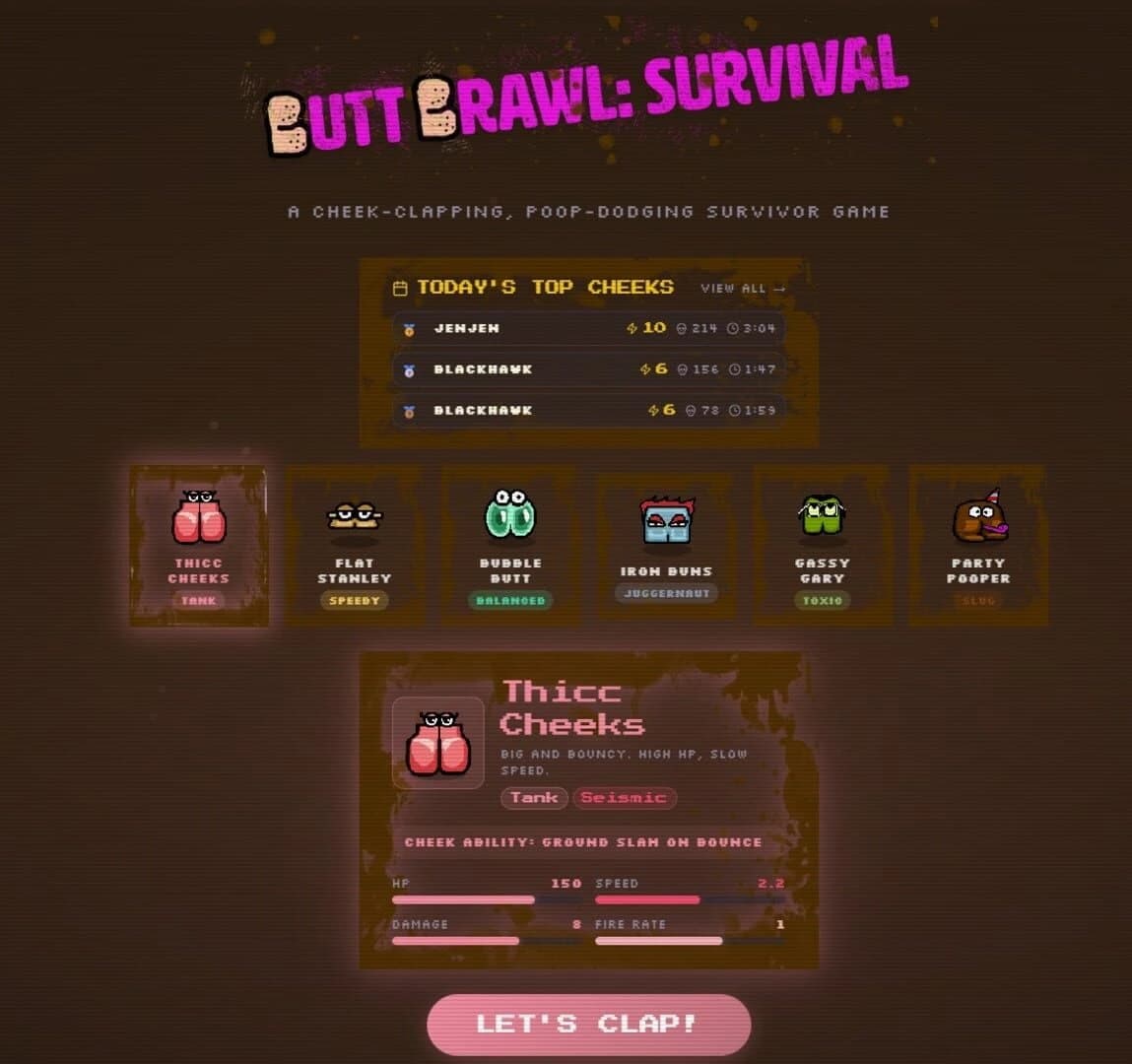 Butt Brawl: Survival screenshot 1