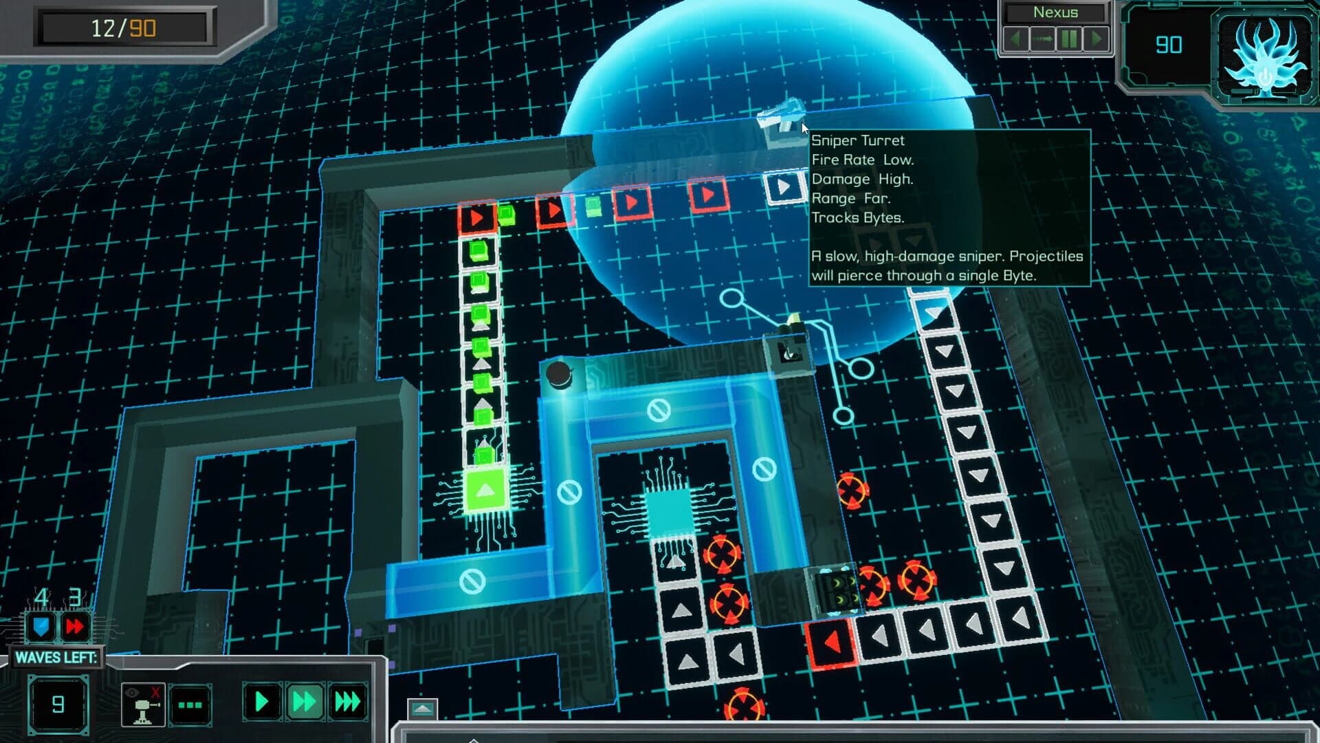 Bytes: The Reverse Tower Defense screenshot 1