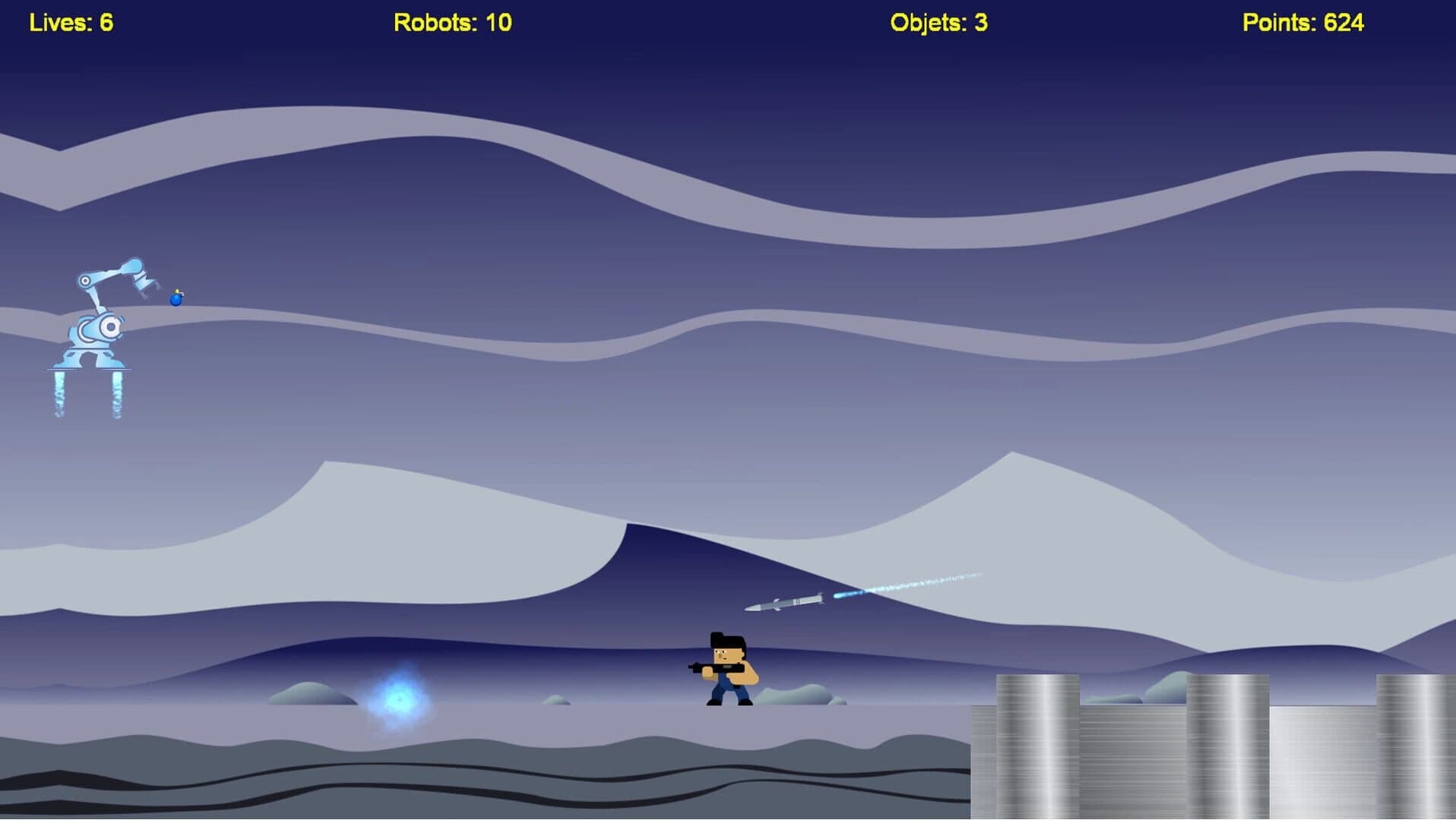 Cabezurrio vs Robots screenshot 1