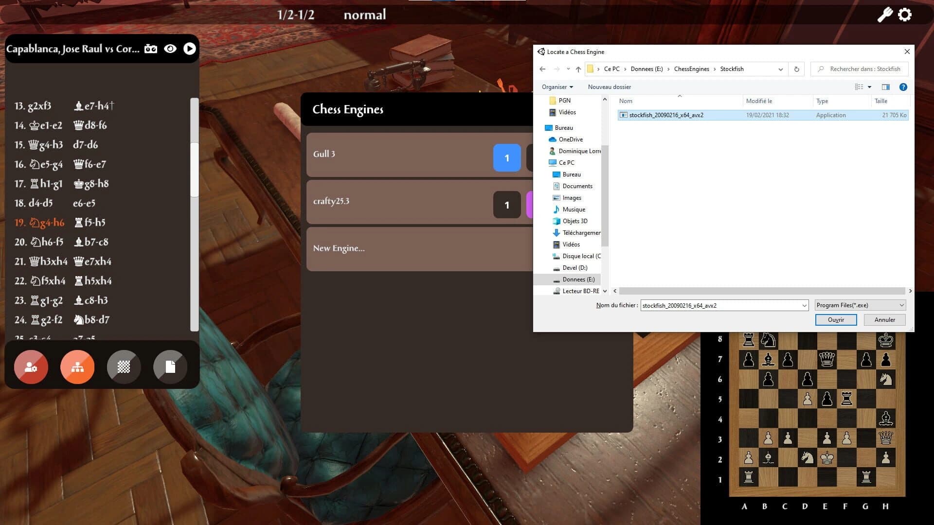 Caïssa Board screenshot 2