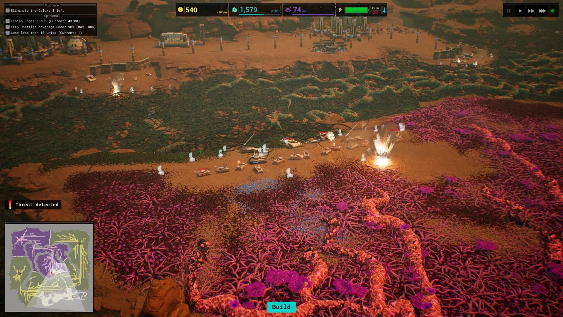 Calyx screenshot 1