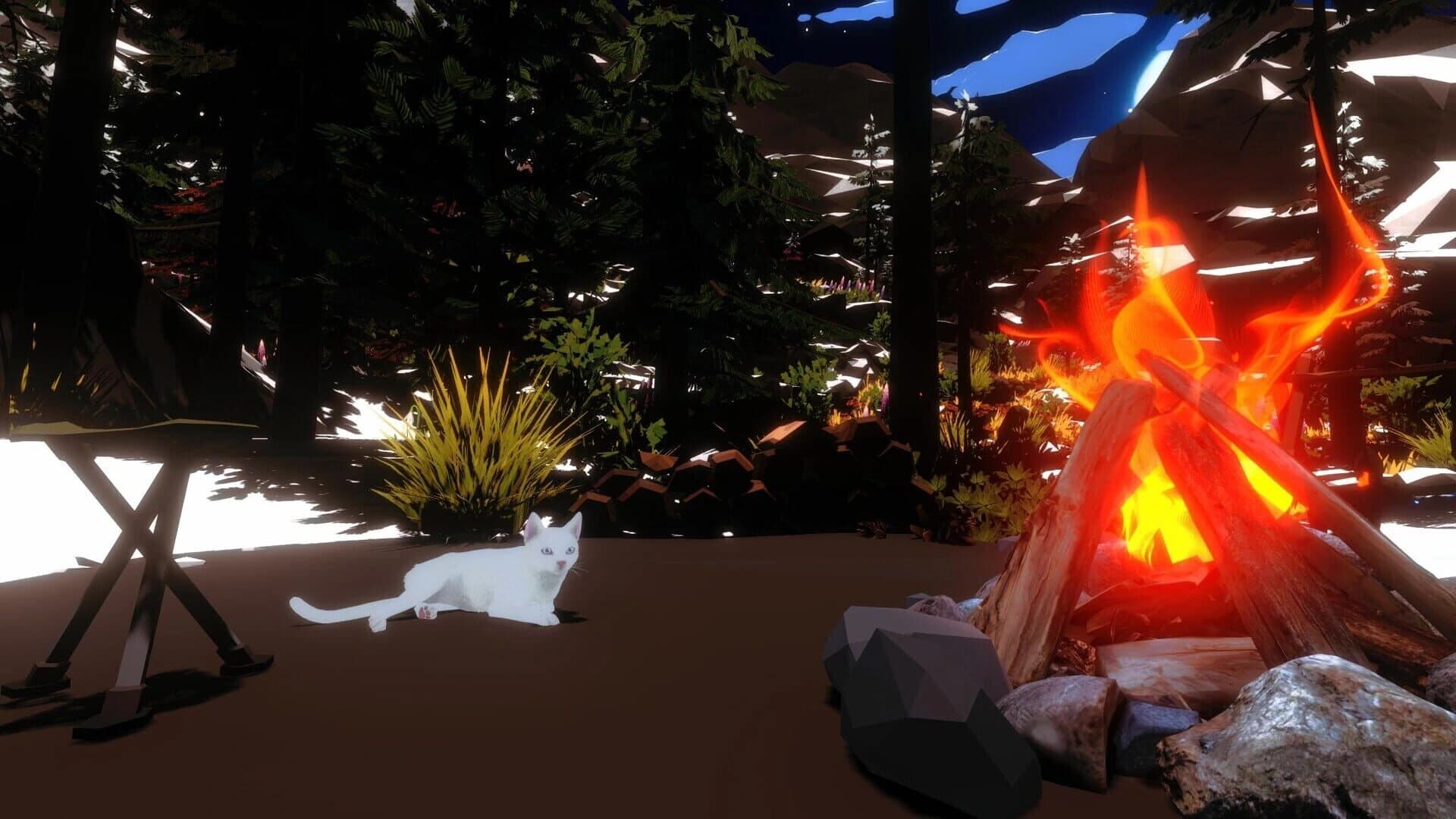 Campfire with Cat screenshot 1