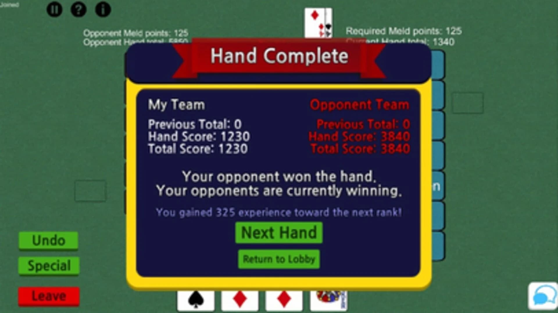 Canasta Junction screenshot 1