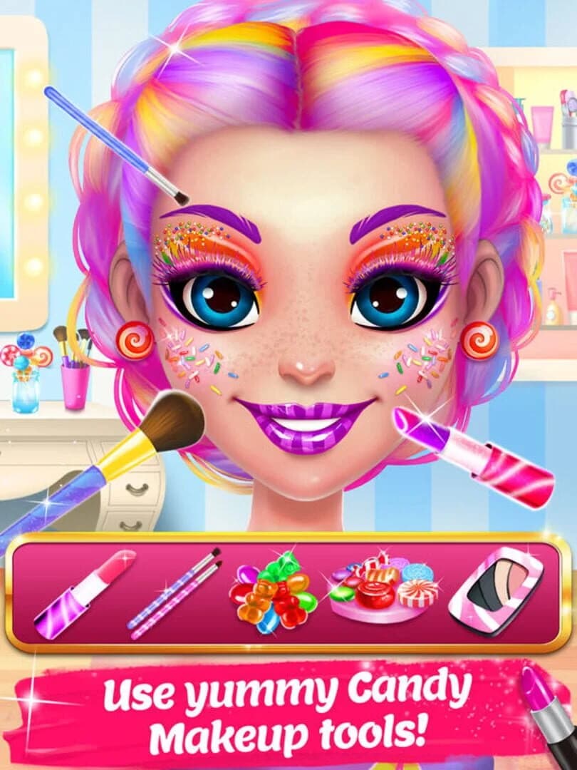 Candy Makeup Beauty Game screenshot 2