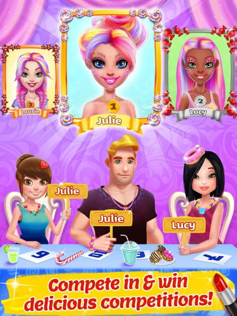 Candy Makeup Beauty Game screenshot 3
