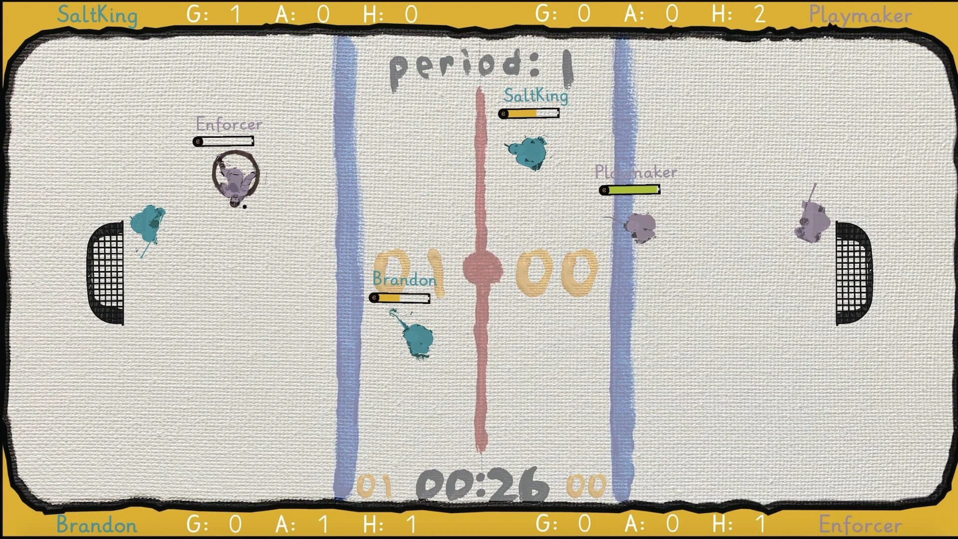 Canvas Hockey screenshot 1