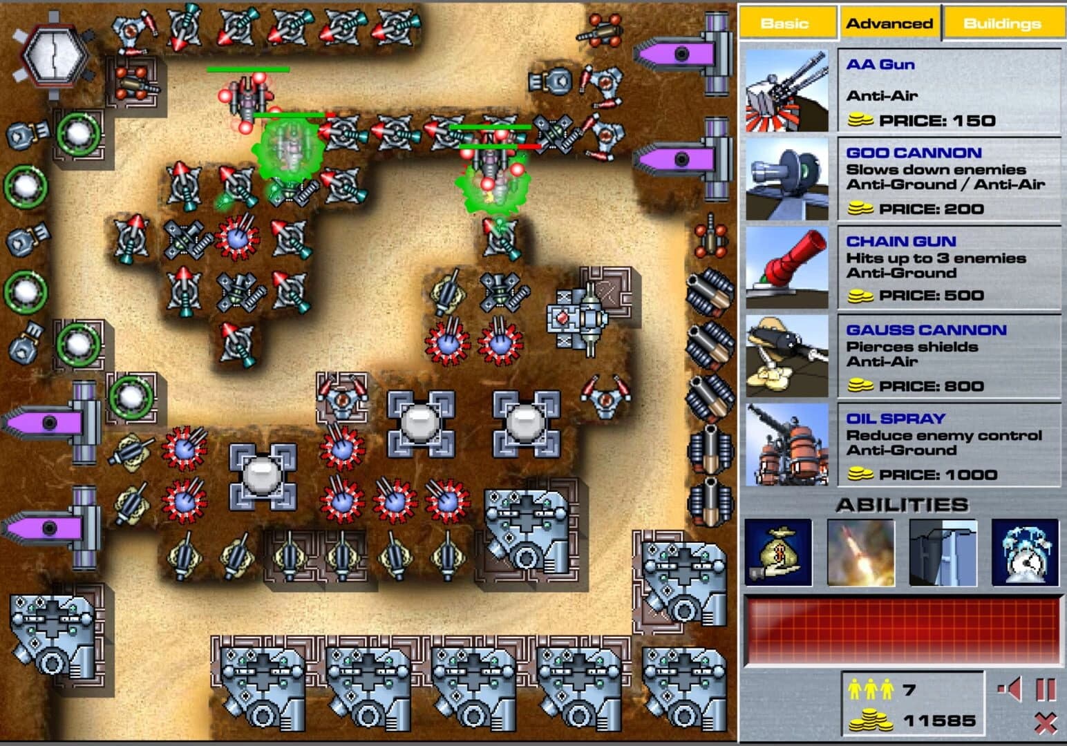 Canyon Defense screenshot 2