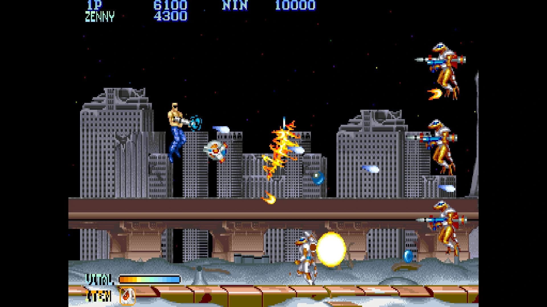 Capcom Arcade Stadium: Forgotten Worlds screenshot 2