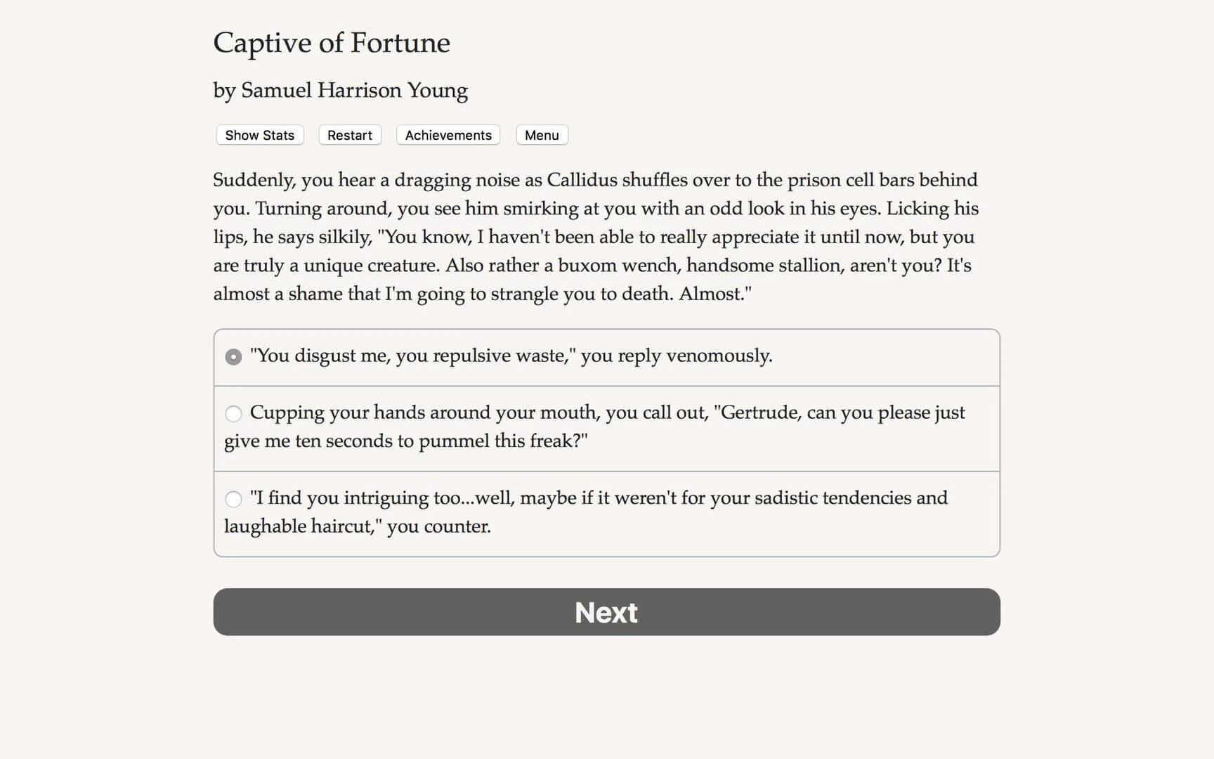 Captive of Fortune screenshot 4