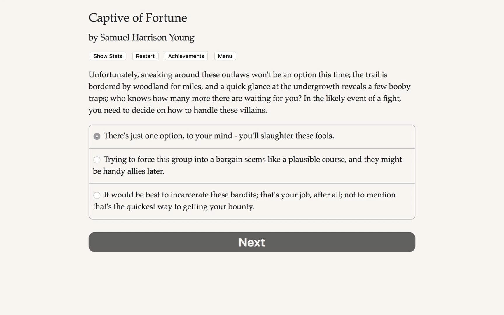 Captive of Fortune screenshot 5