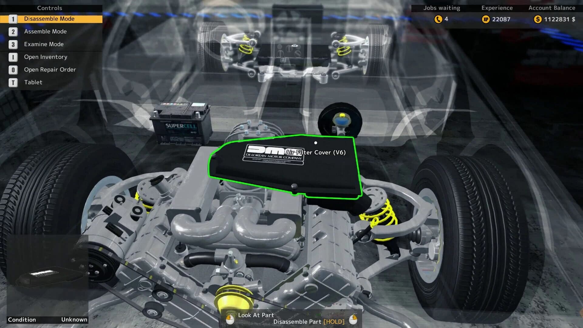 Car Mechanic Simulator 2015: DeLorean screenshot 2