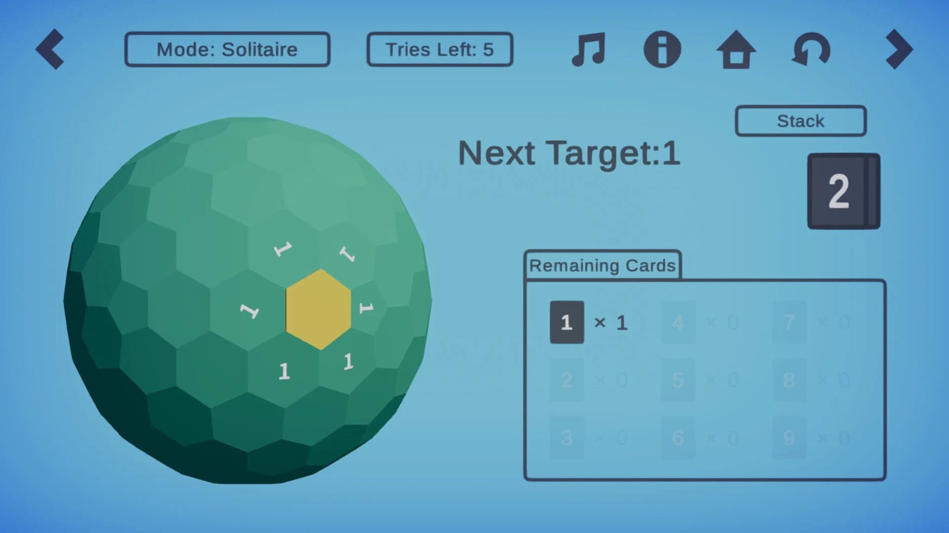Cardsweeper screenshot 2