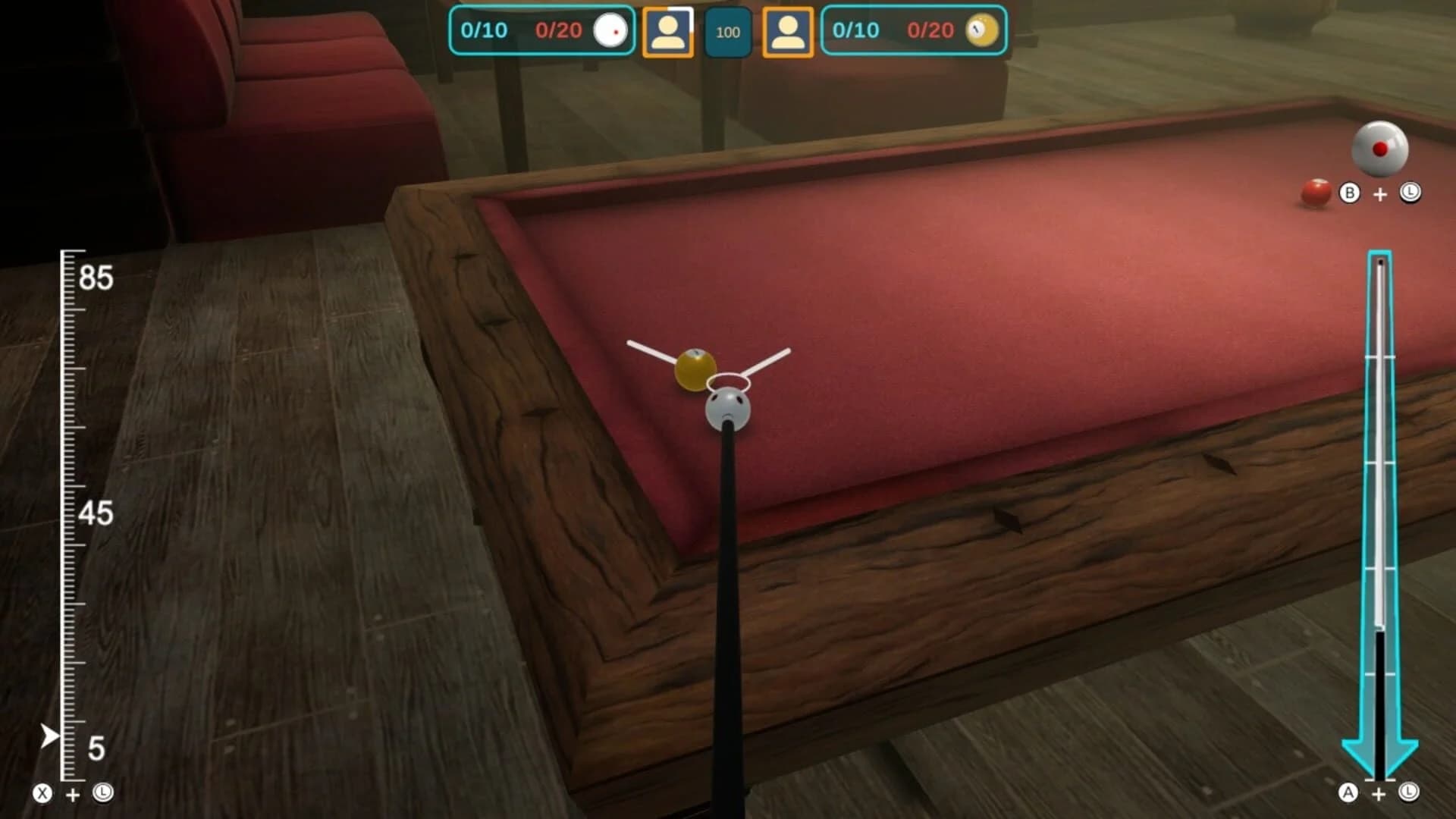 Carom Billiards screenshot 1