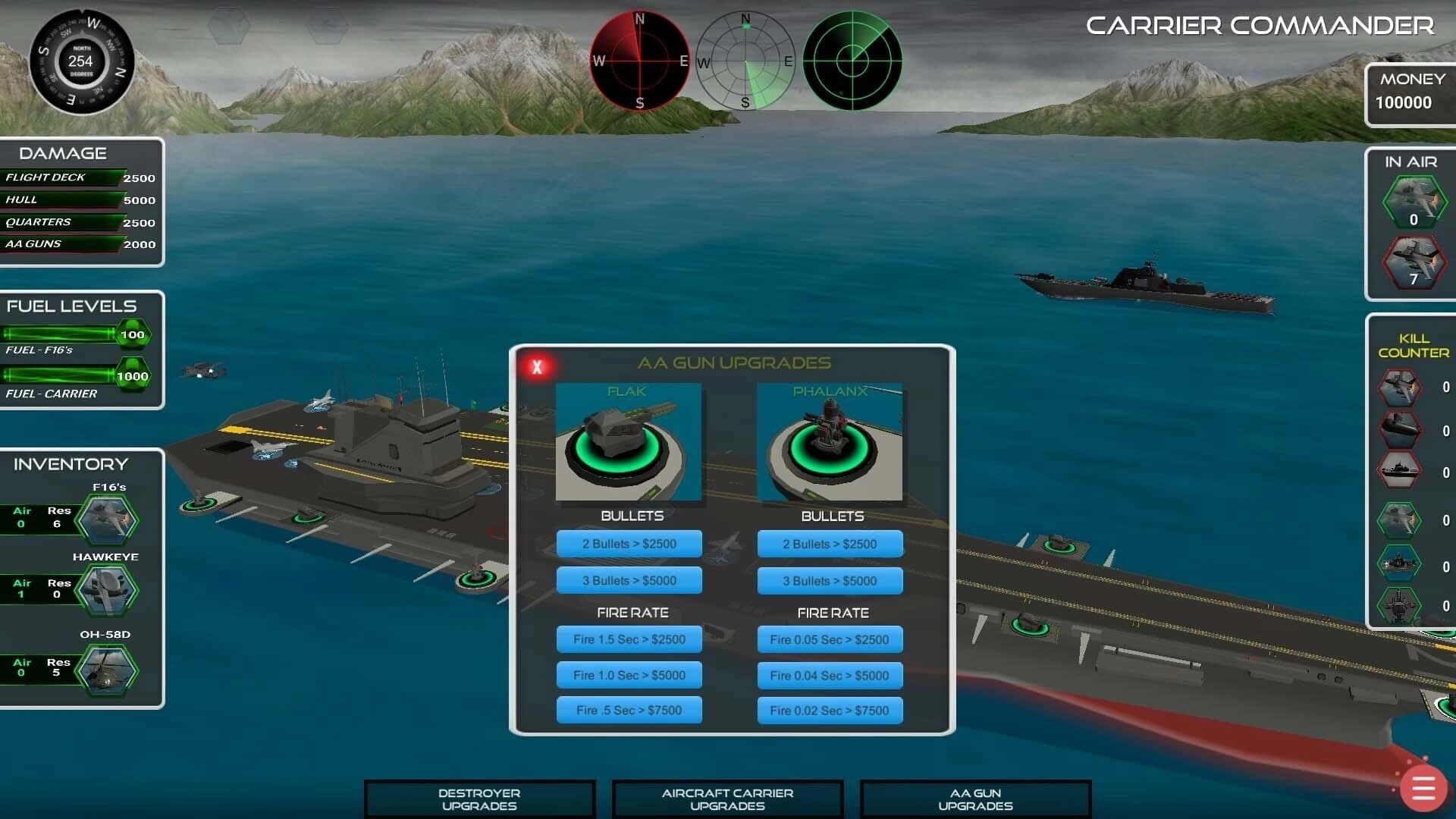 Carrier Commander screenshot 2