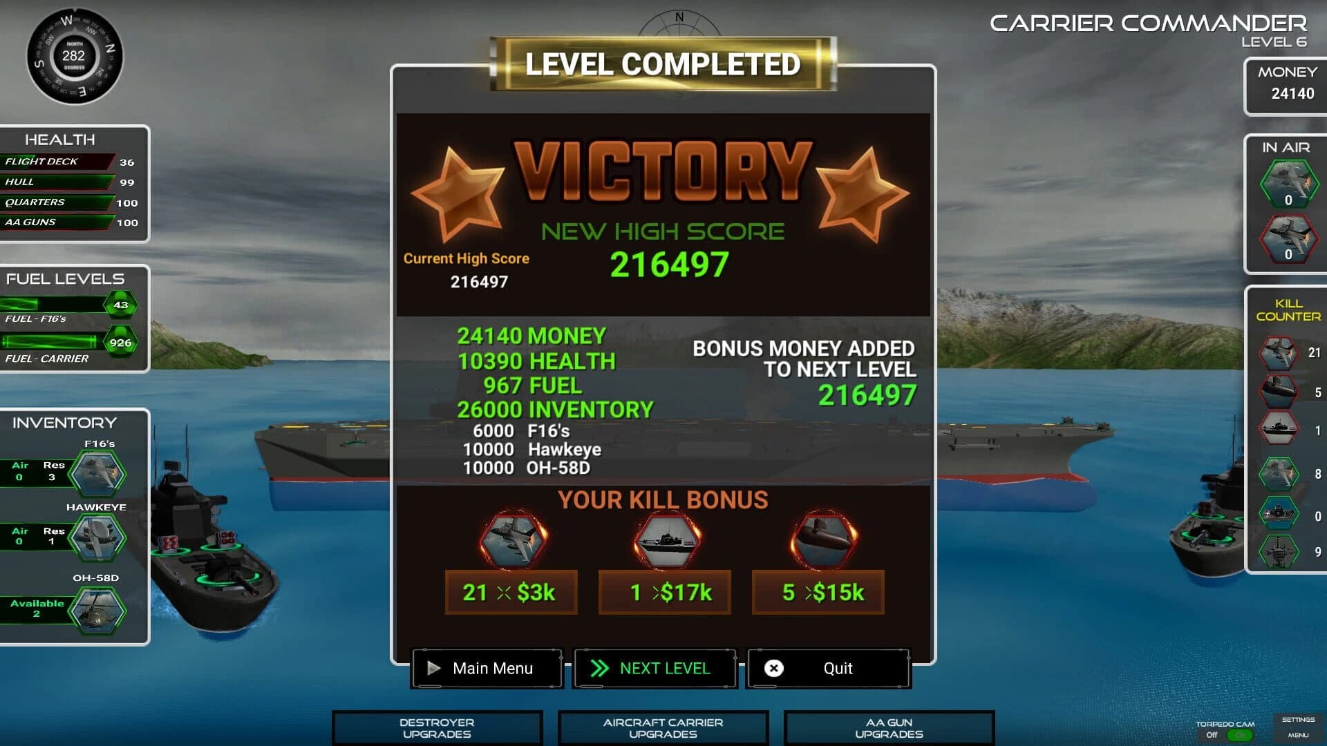 Carrier Commander screenshot 3