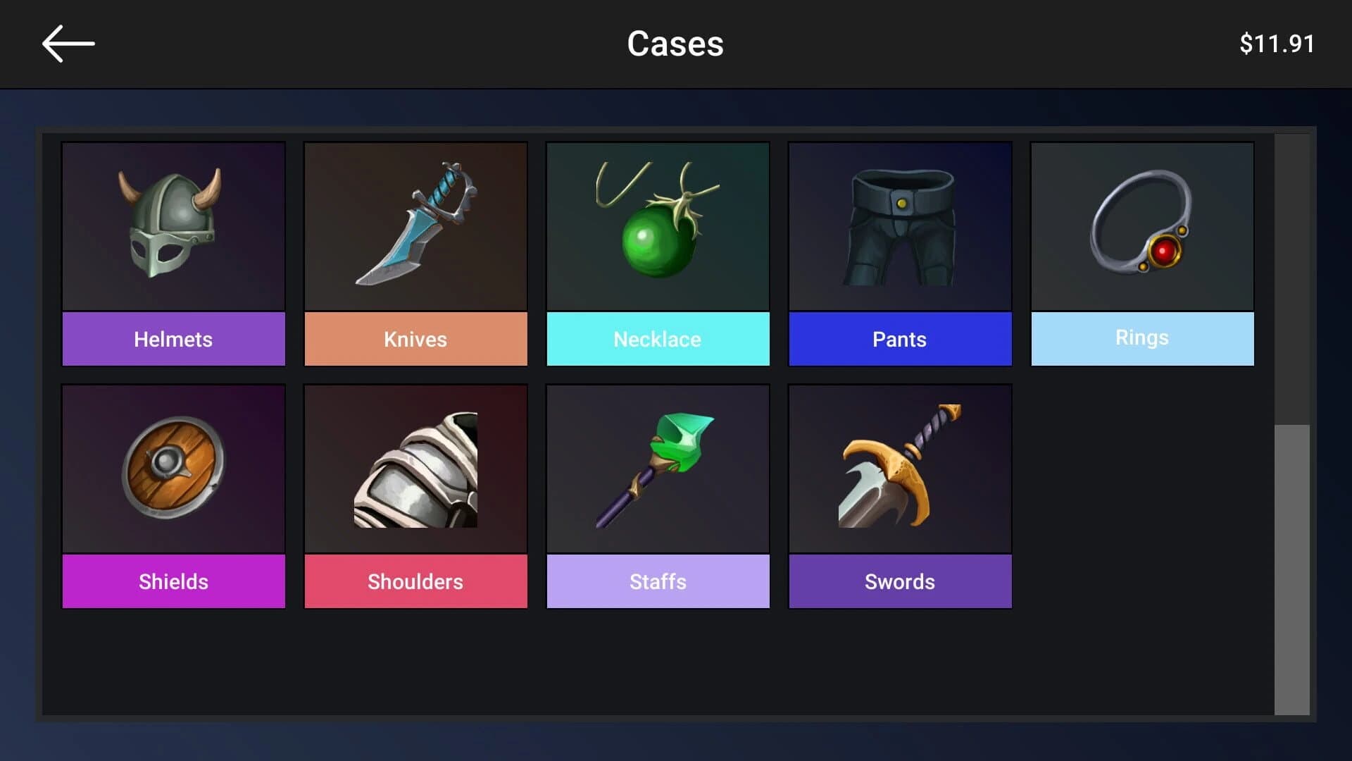 Case Simulator Weapons and Armors screenshot 5