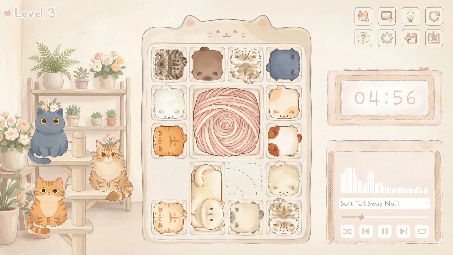 Cat Block: Sliding Puzzle screenshot 5