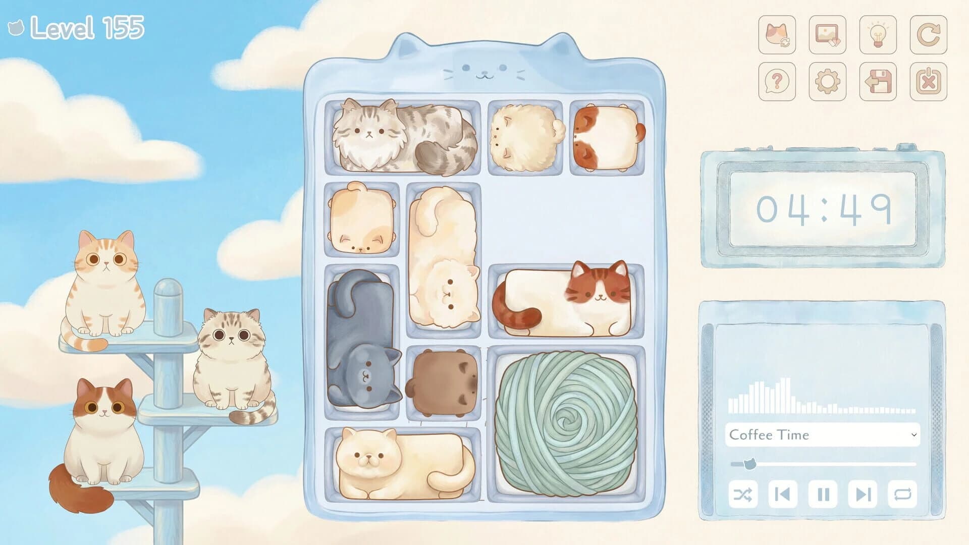 Cat Block: Sliding Puzzle screenshot 2