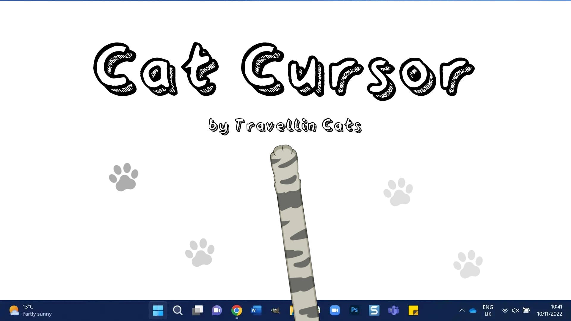 Cat Cursor by Travellin Cats screenshot 7