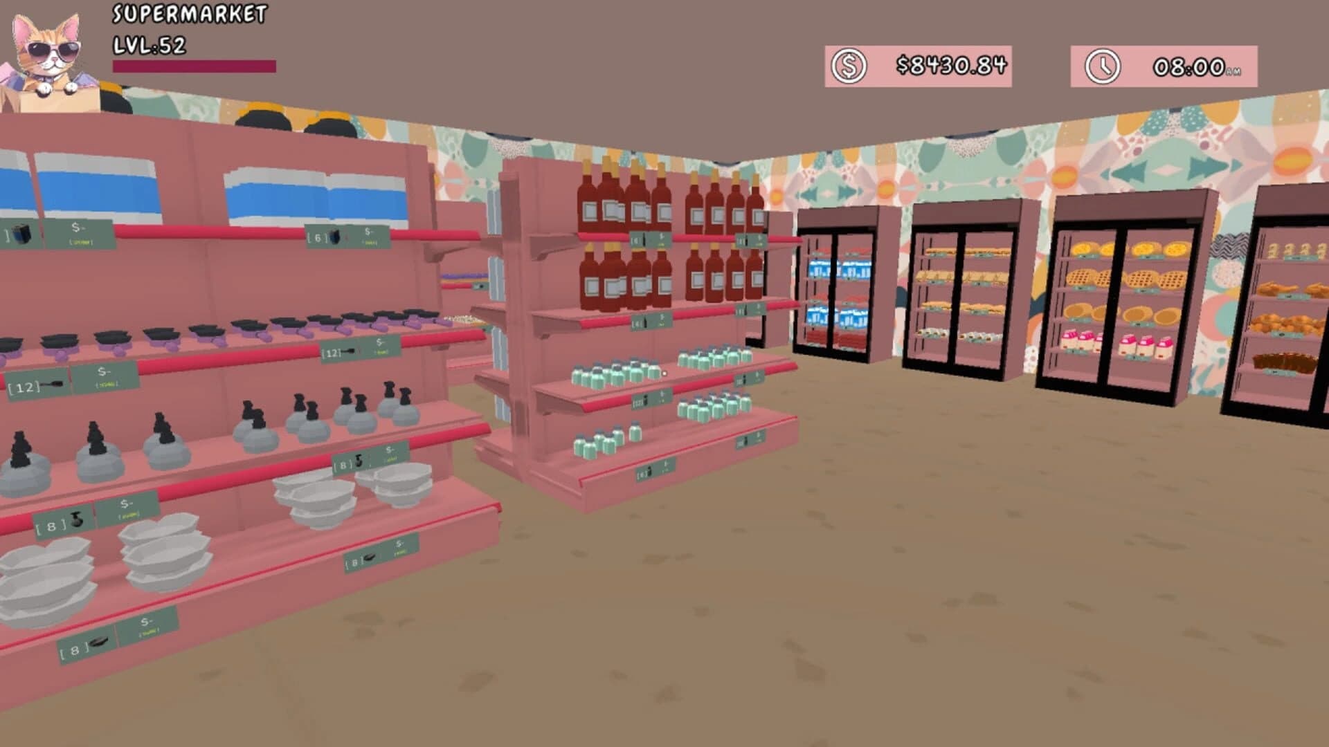 Cat MeowMart: Supermarket Simulator screenshot 1