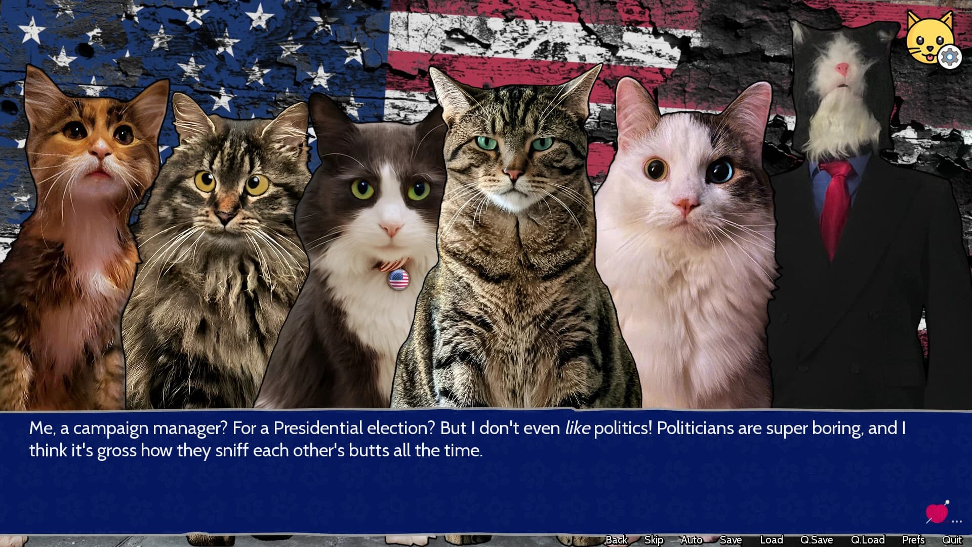 Cat President: 3rd-Rate Candidate screenshot 2