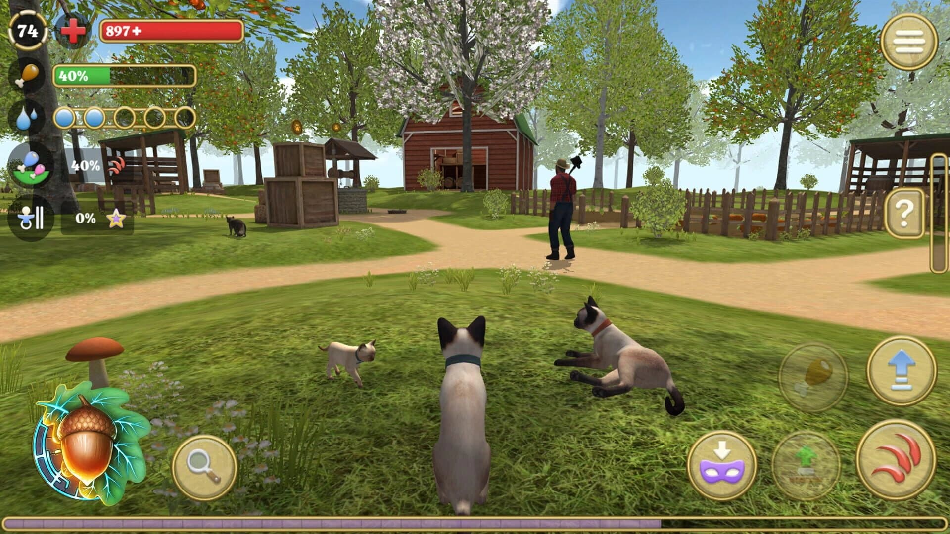 Cat Simulator: Animals on Farm screenshot 1