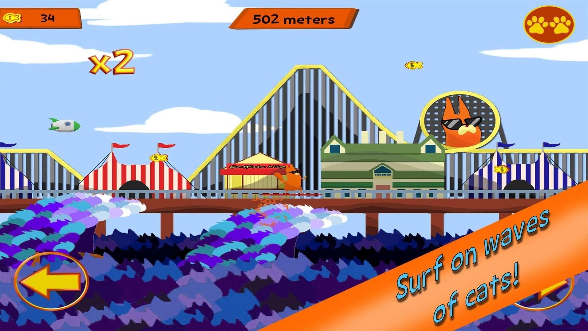 Cat Tsunami screenshot 2