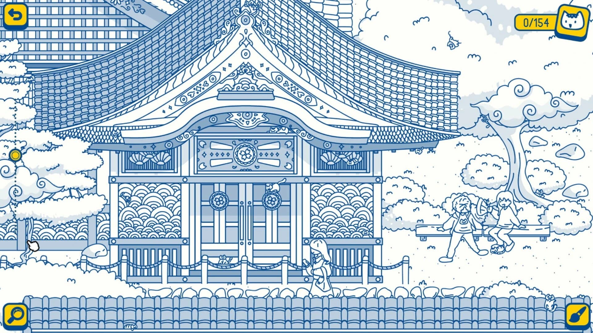 Cats and Seek: Kyoto - Extra Level & Jigsaw screenshot 3