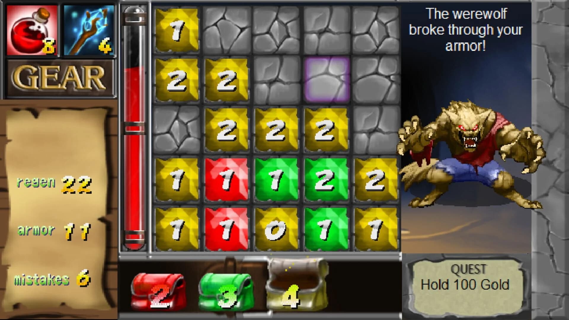 Cavesweeper screenshot 5