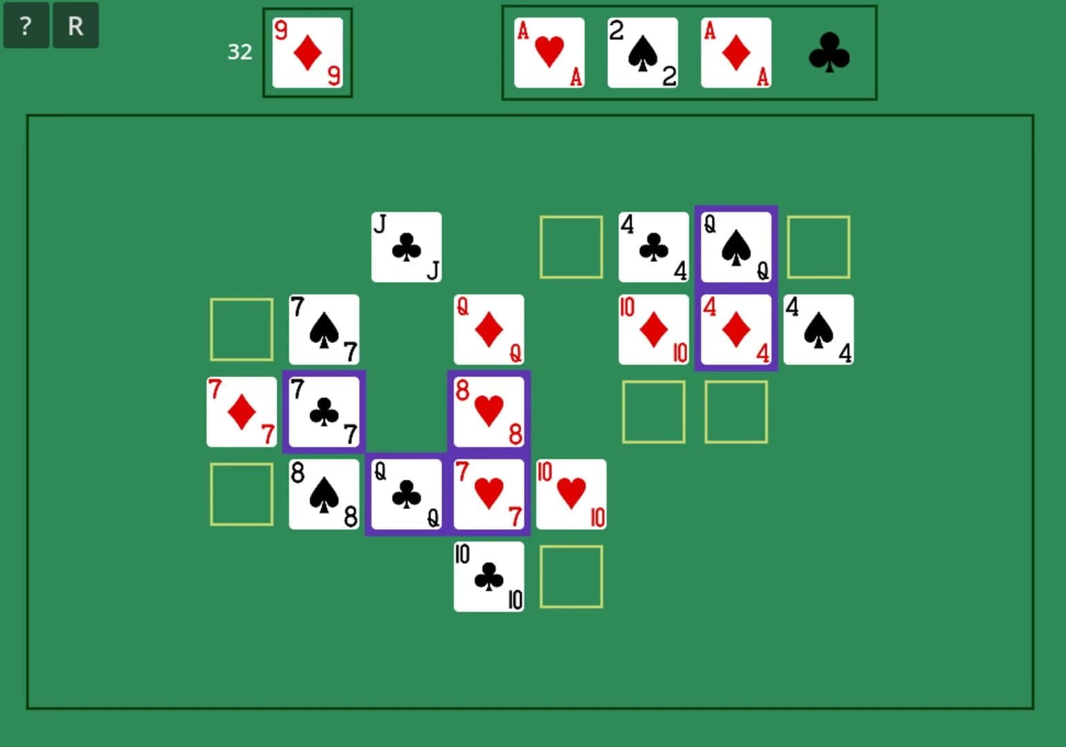 Cellitaire screenshot 1