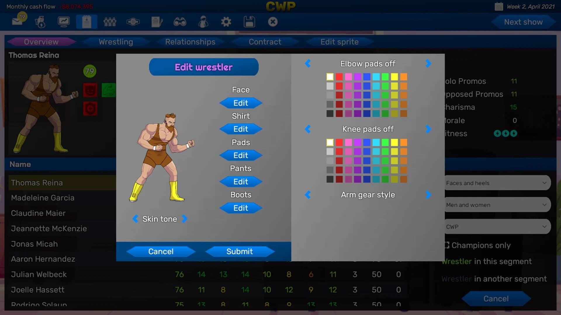 Championship Wrestling Promoter screenshot 3