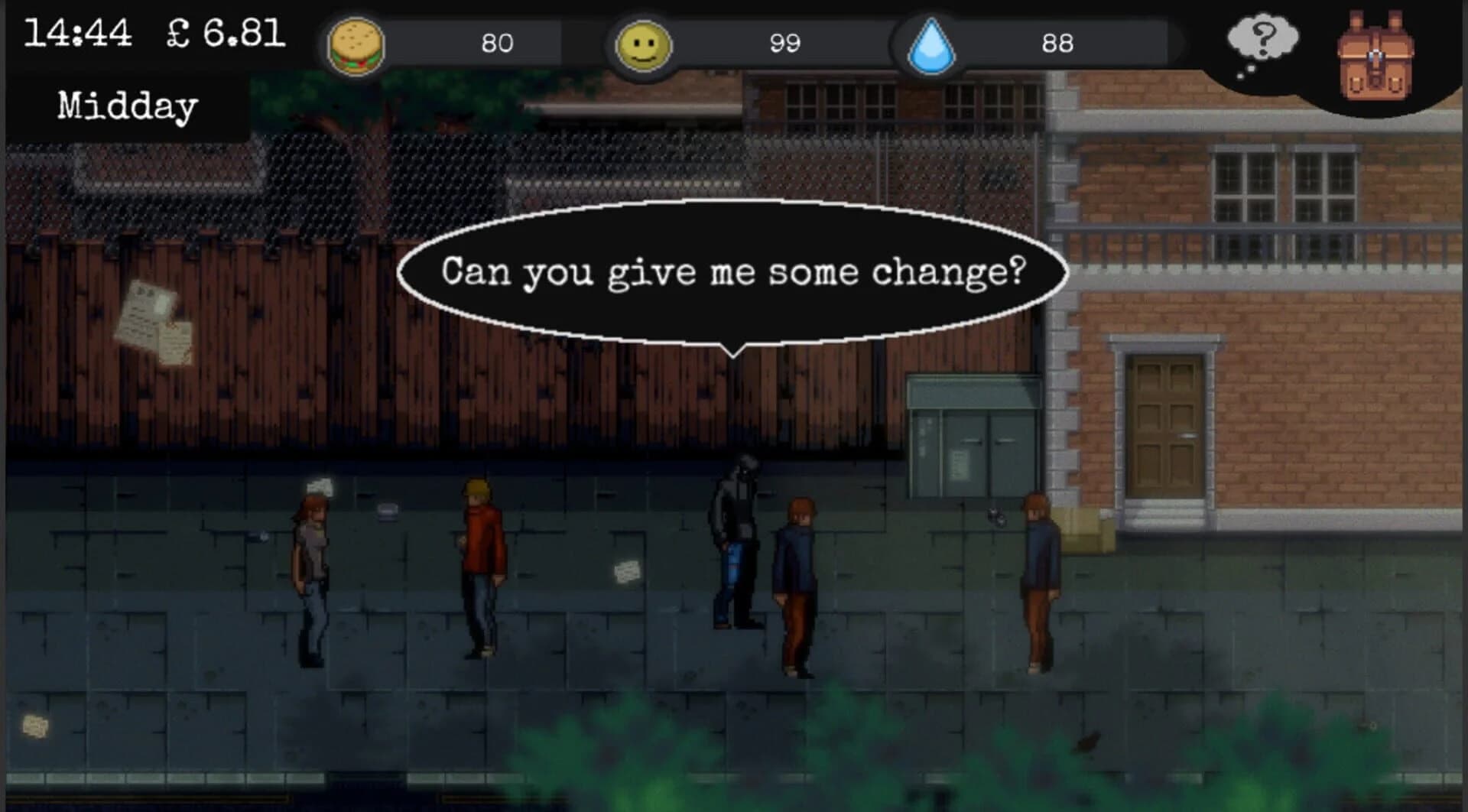 Change: A Homeless Survival Experience screenshot 3