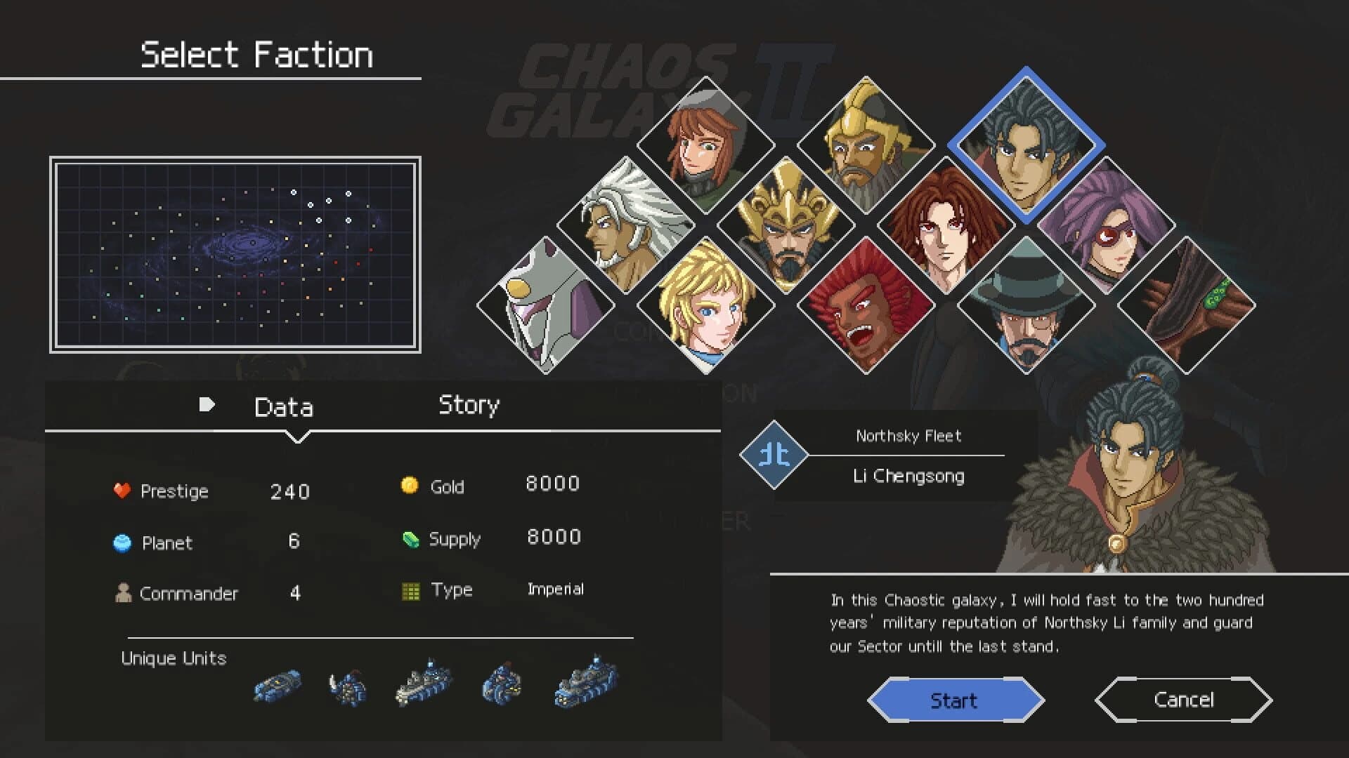 Chaos Galaxy 2 screenshot 1