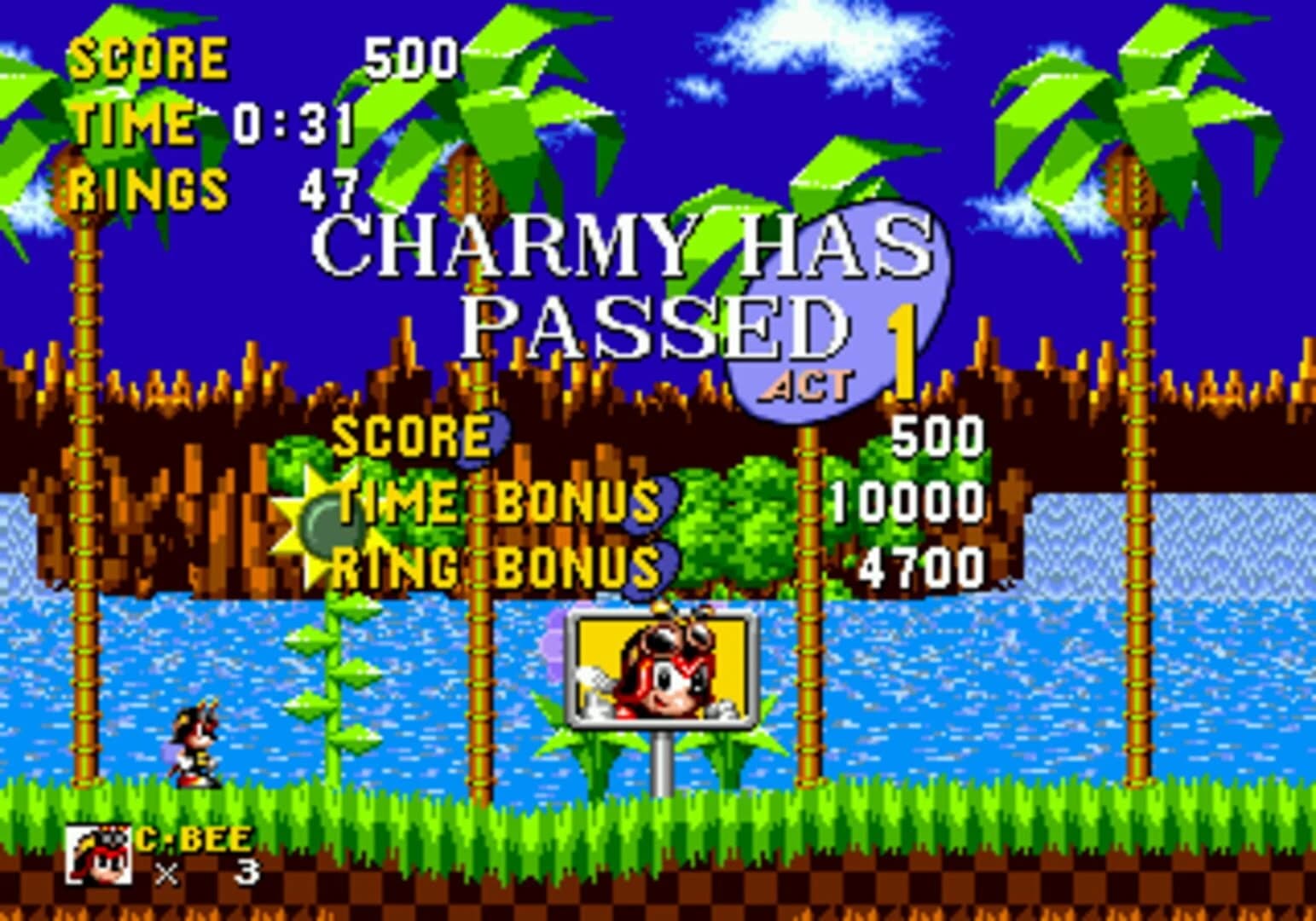 Charmy Bee in Sonic the Hedgehog screenshot 2