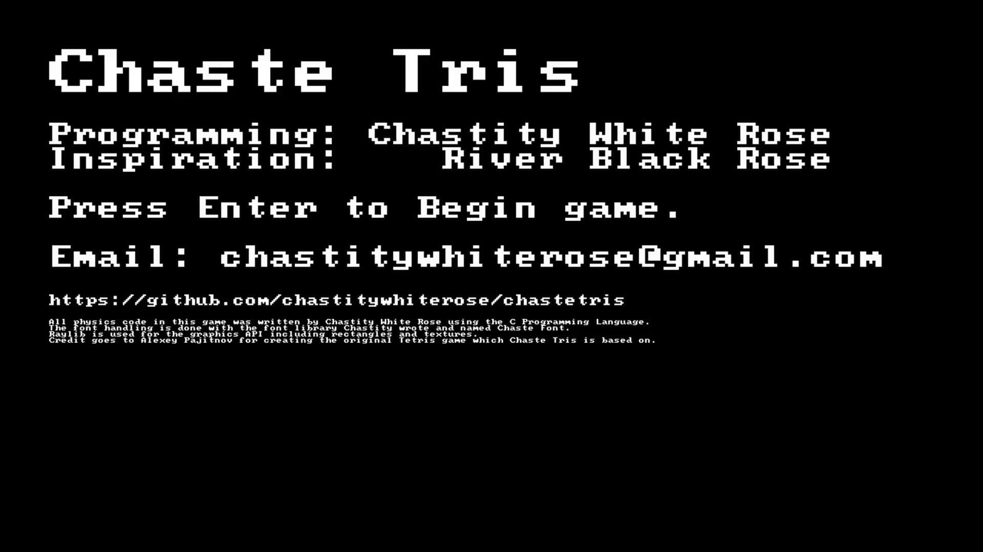 Chaste Tris screenshot 2