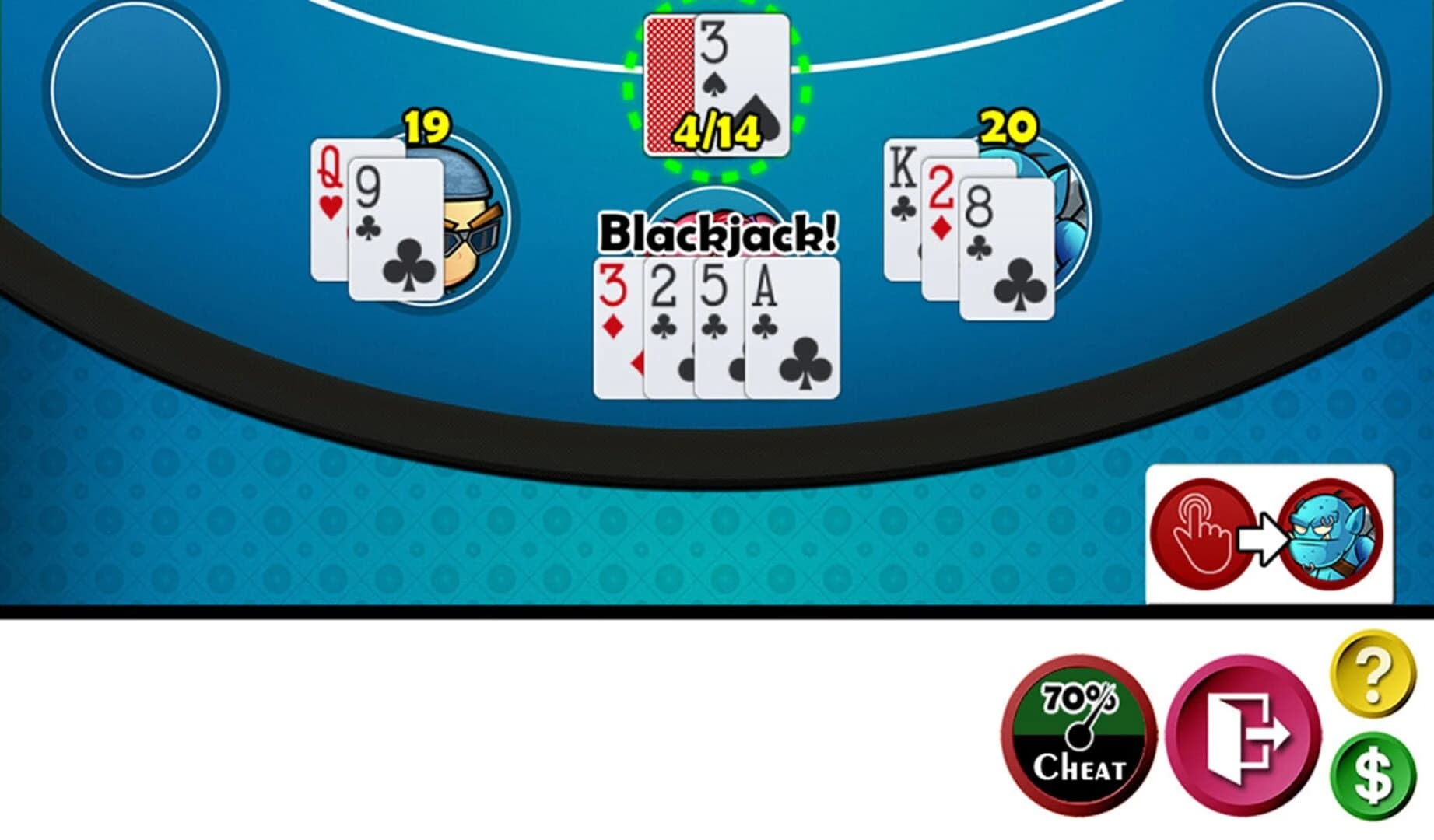 Cheaters Blackjack 21 screenshot 5