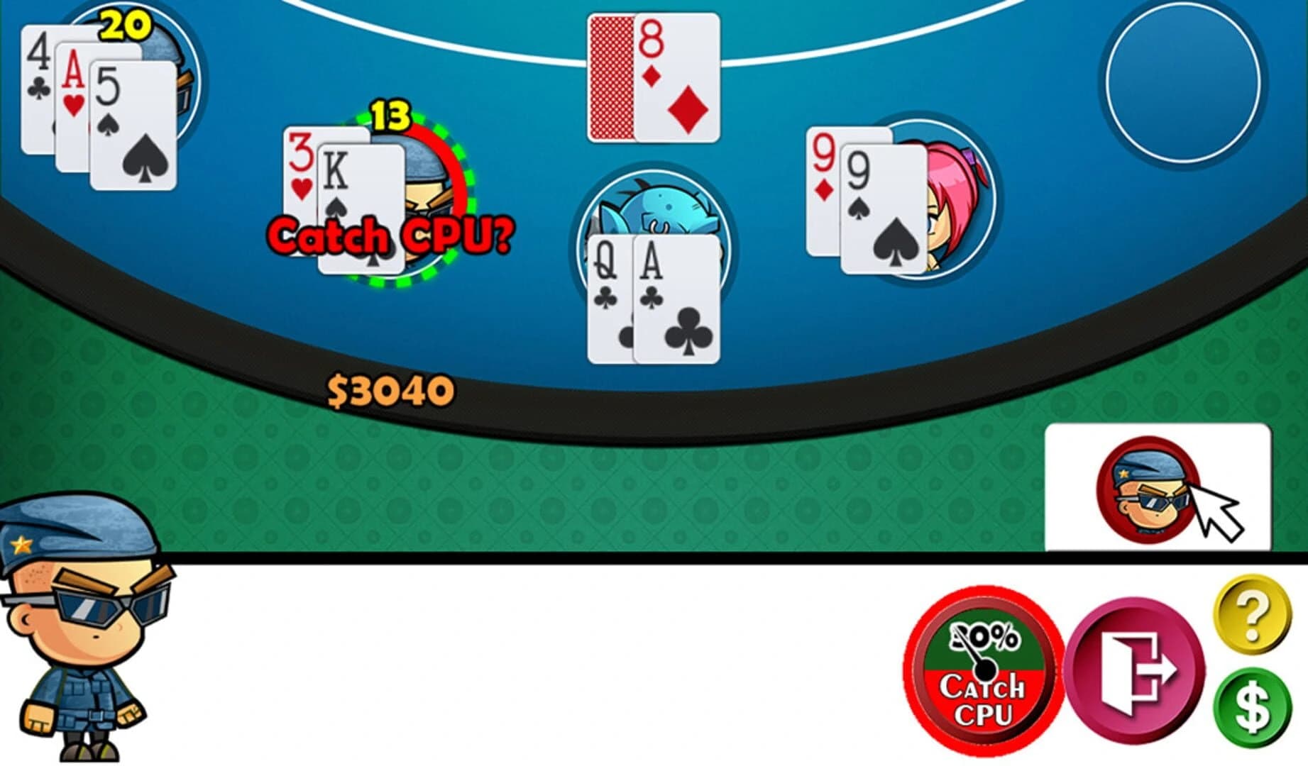 Cheaters Blackjack 21 screenshot 1