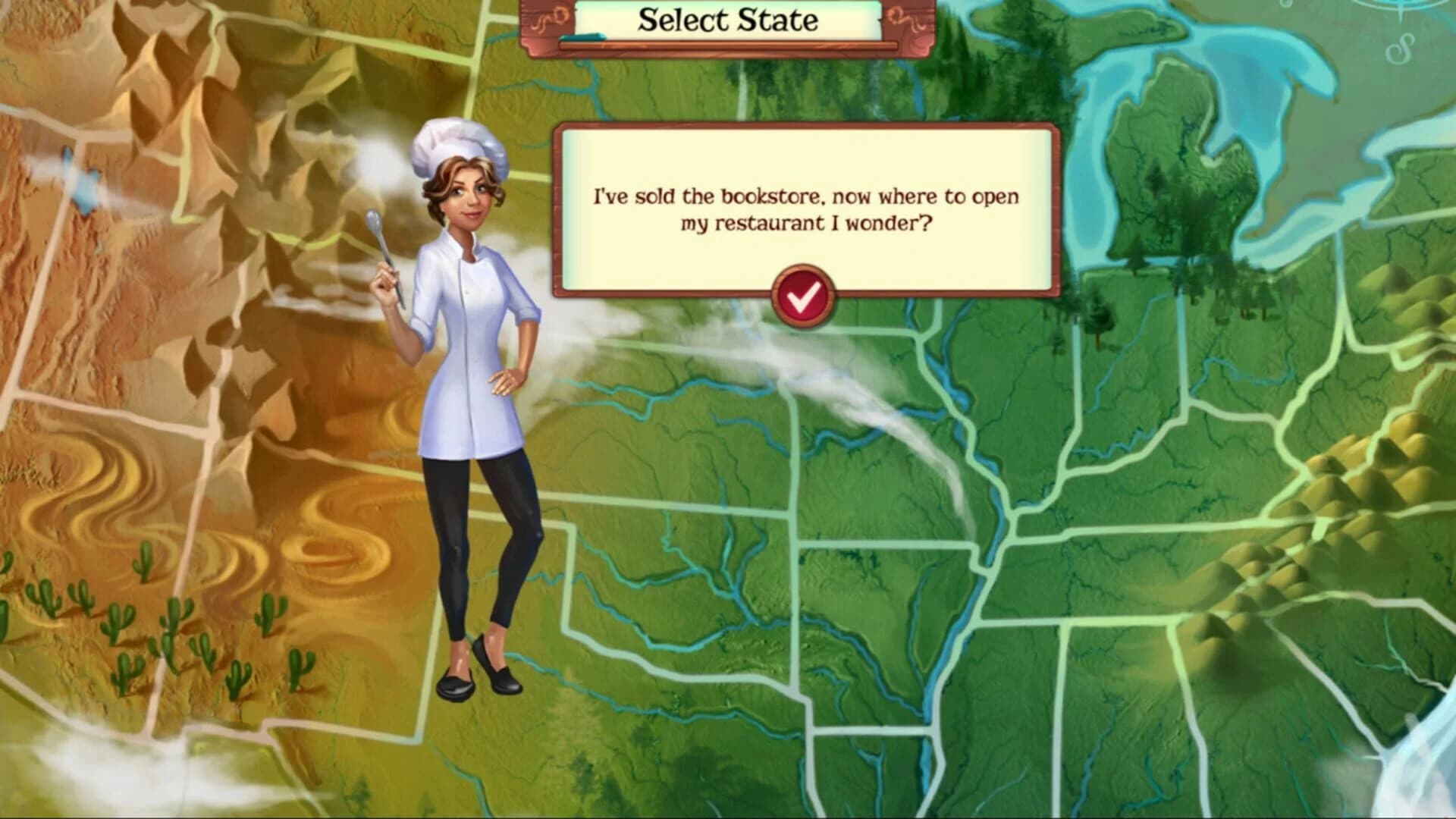 Chef Solitaire: USA screenshot 1