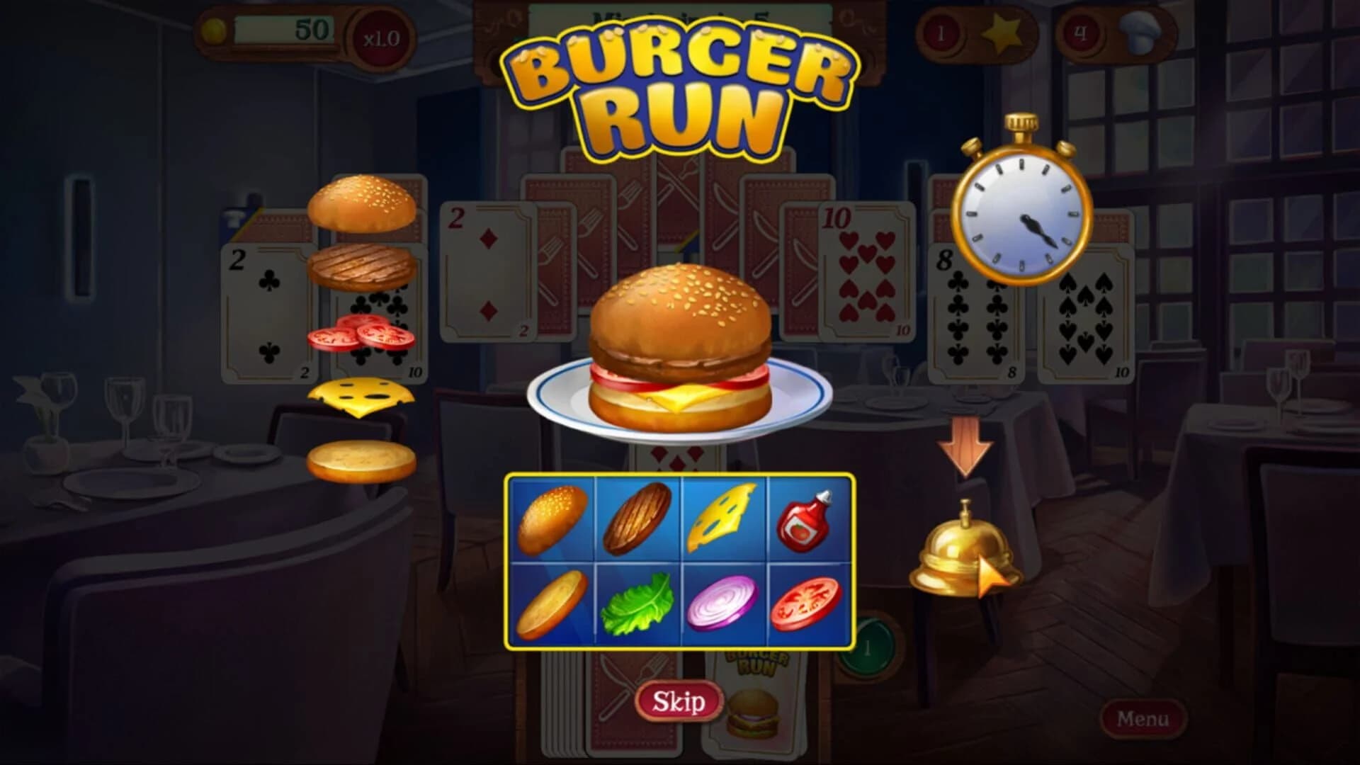 Chef Solitaire: USA screenshot 3