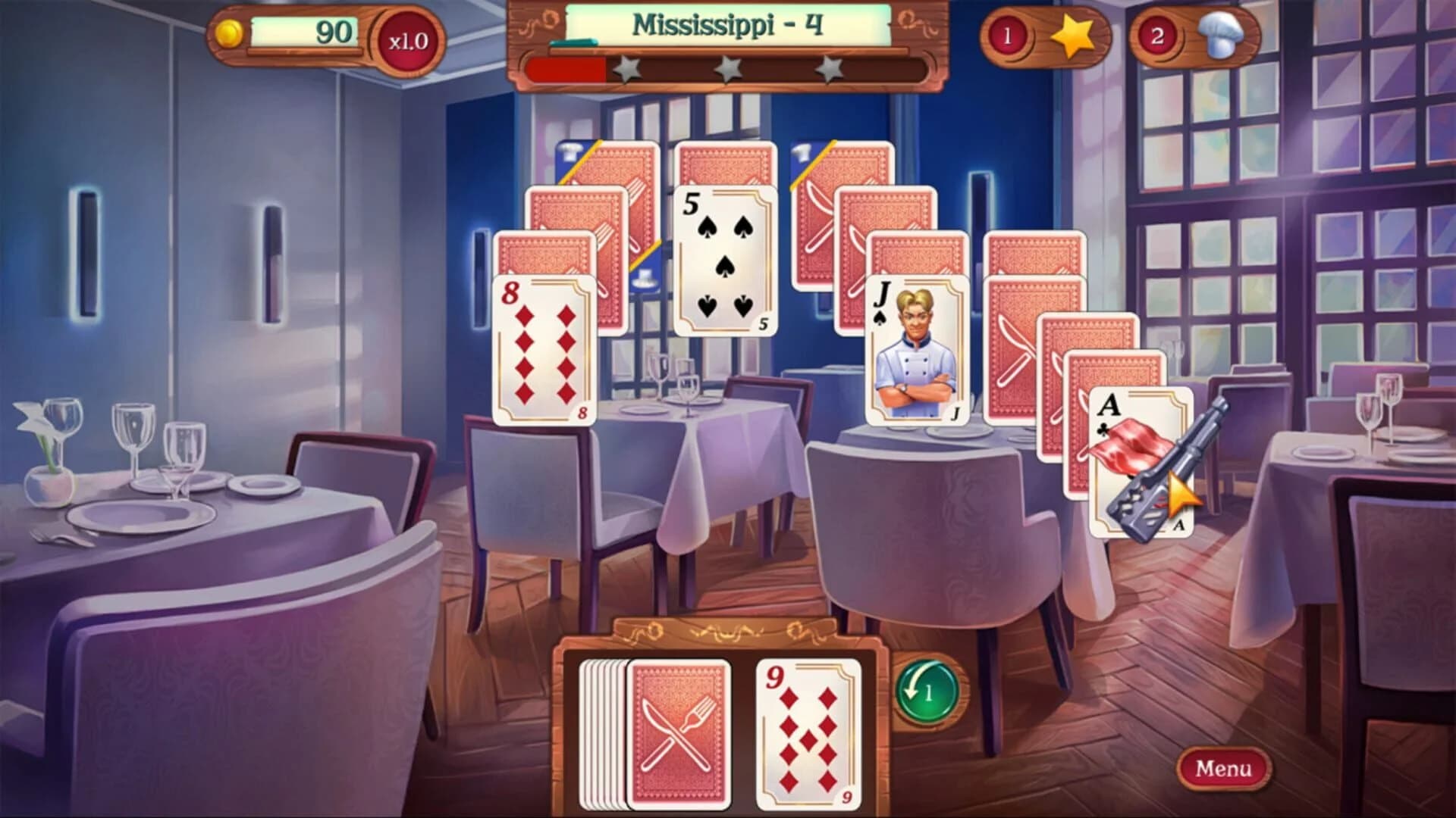 Chef Solitaire: USA screenshot 4