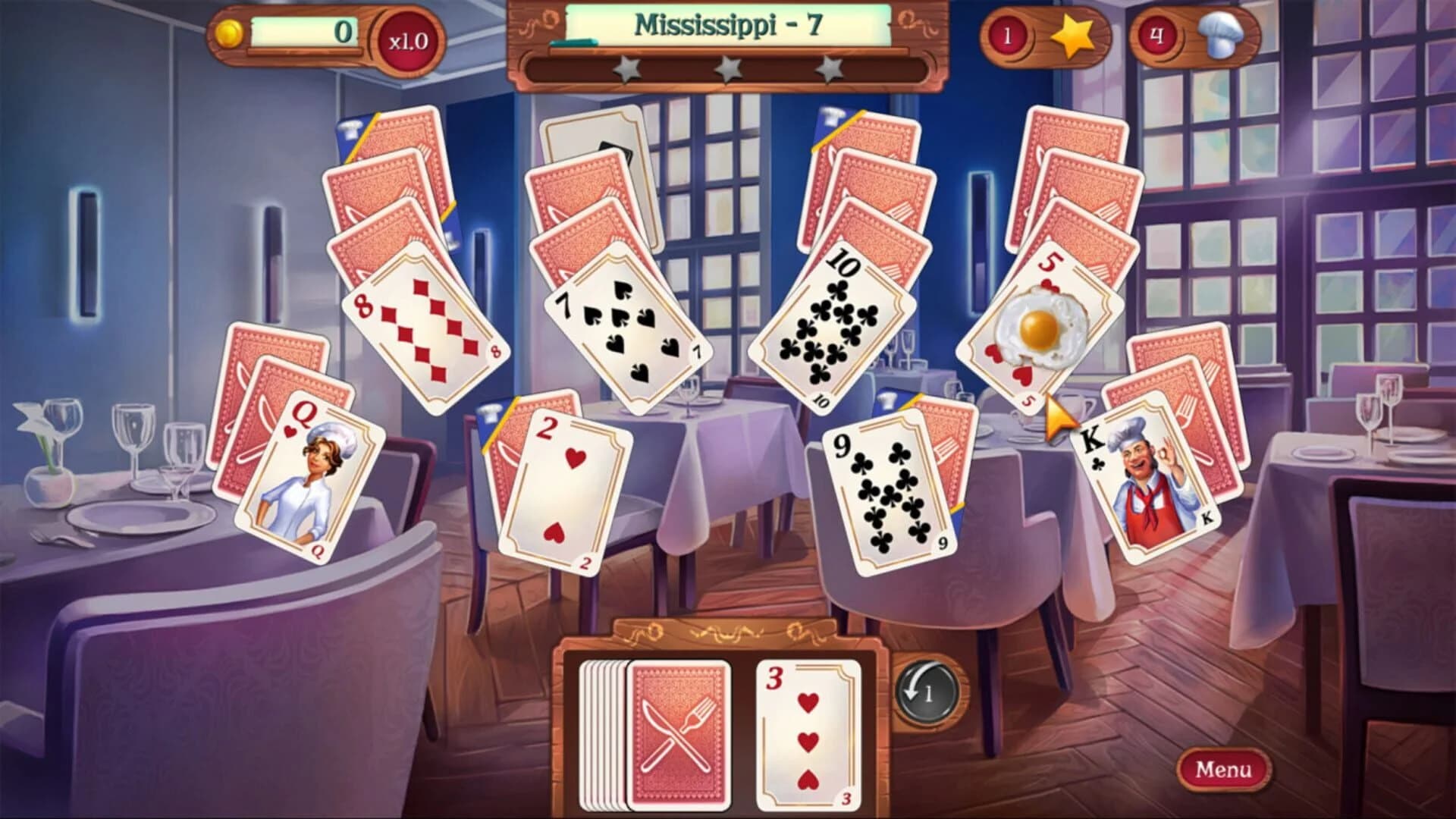 Chef Solitaire: USA screenshot 2