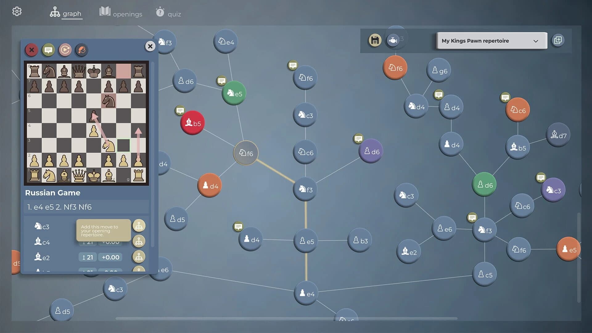 Chess Opening Repertoire Builder screenshot 1